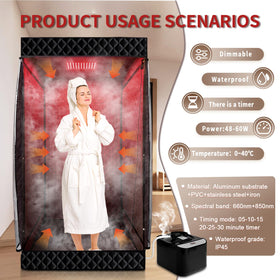 Peeko red light panel facial use for targeted skin exposure
