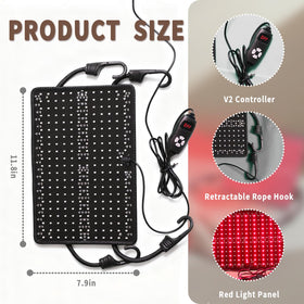 Peeko red light panel remote control for session timing and heat