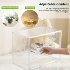 PEEKUP BPA-free acrylic construction combines durability with clear visibility