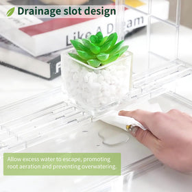 PEEKUP stackable design saves space in small indoor gardens