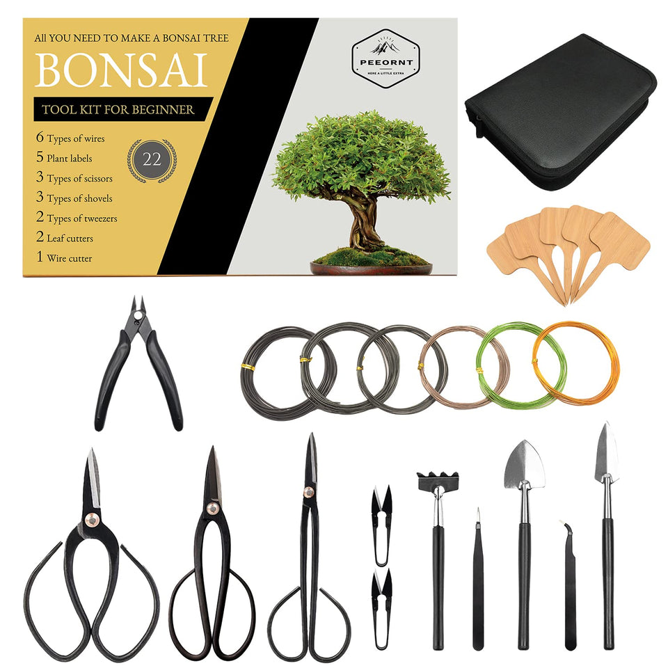 PEEORNT bonsai scissors kit for precise pruning and clean cuts in bonsai projects