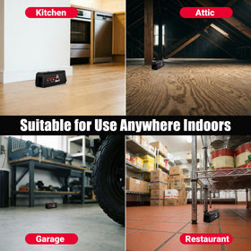 Peepst Electric Mouse Trap works effectively in garage settings.