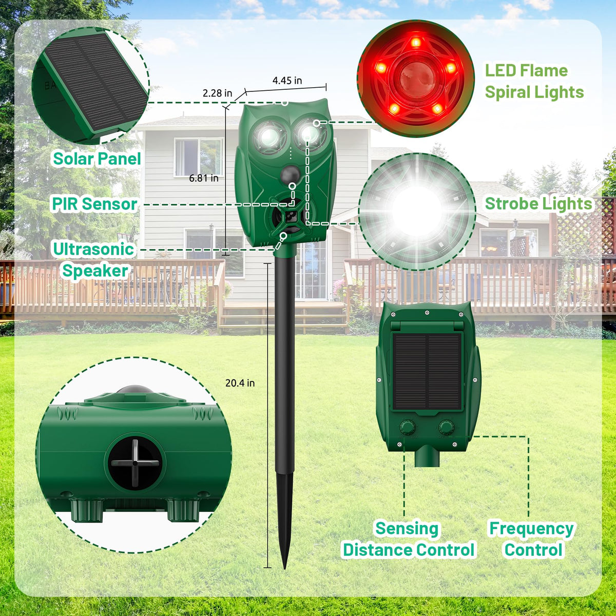 Peepst four indicator lights show battery level for reliable operation.