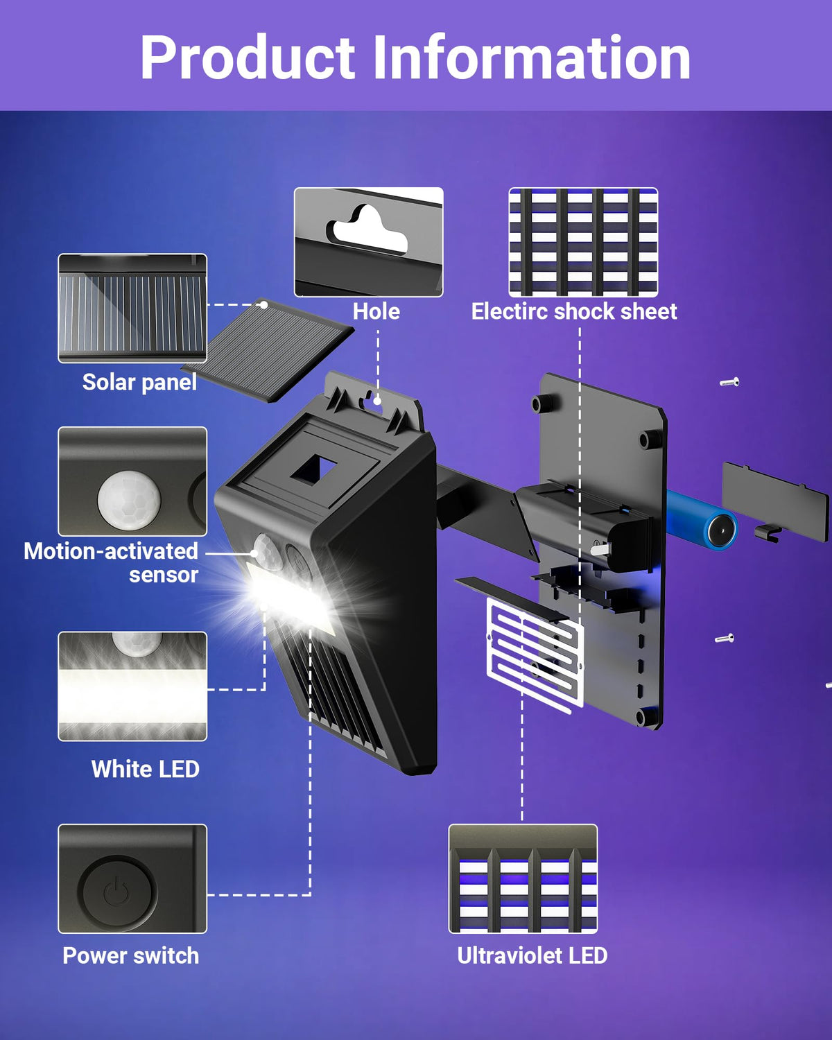 Peepst walkway illumination plus bug protection for safer paths.