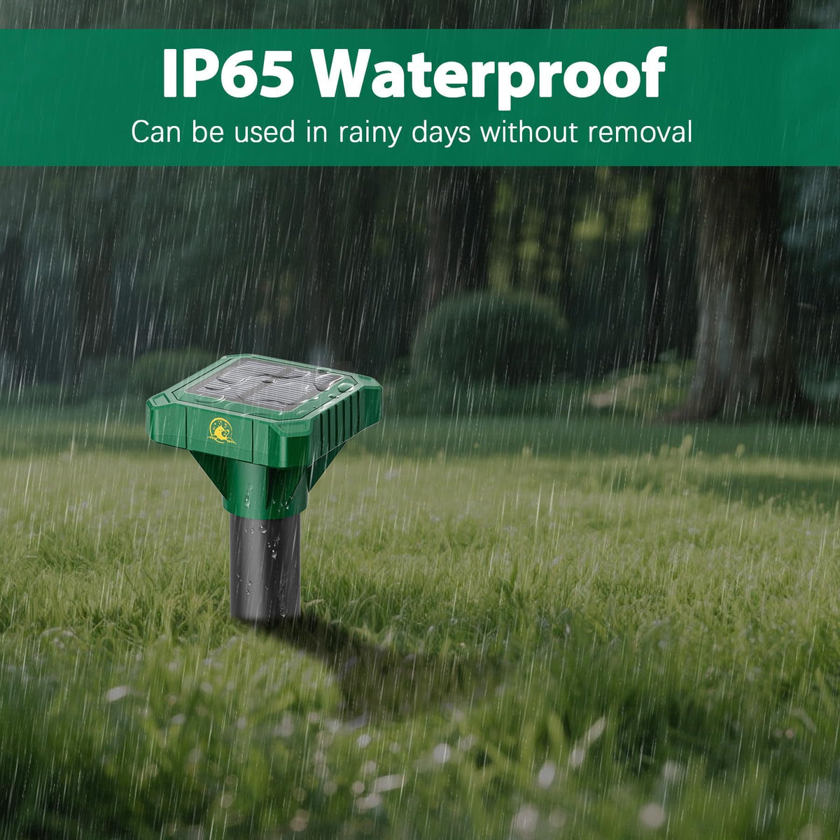 Peepst stake installed in-ground offering discreet protection