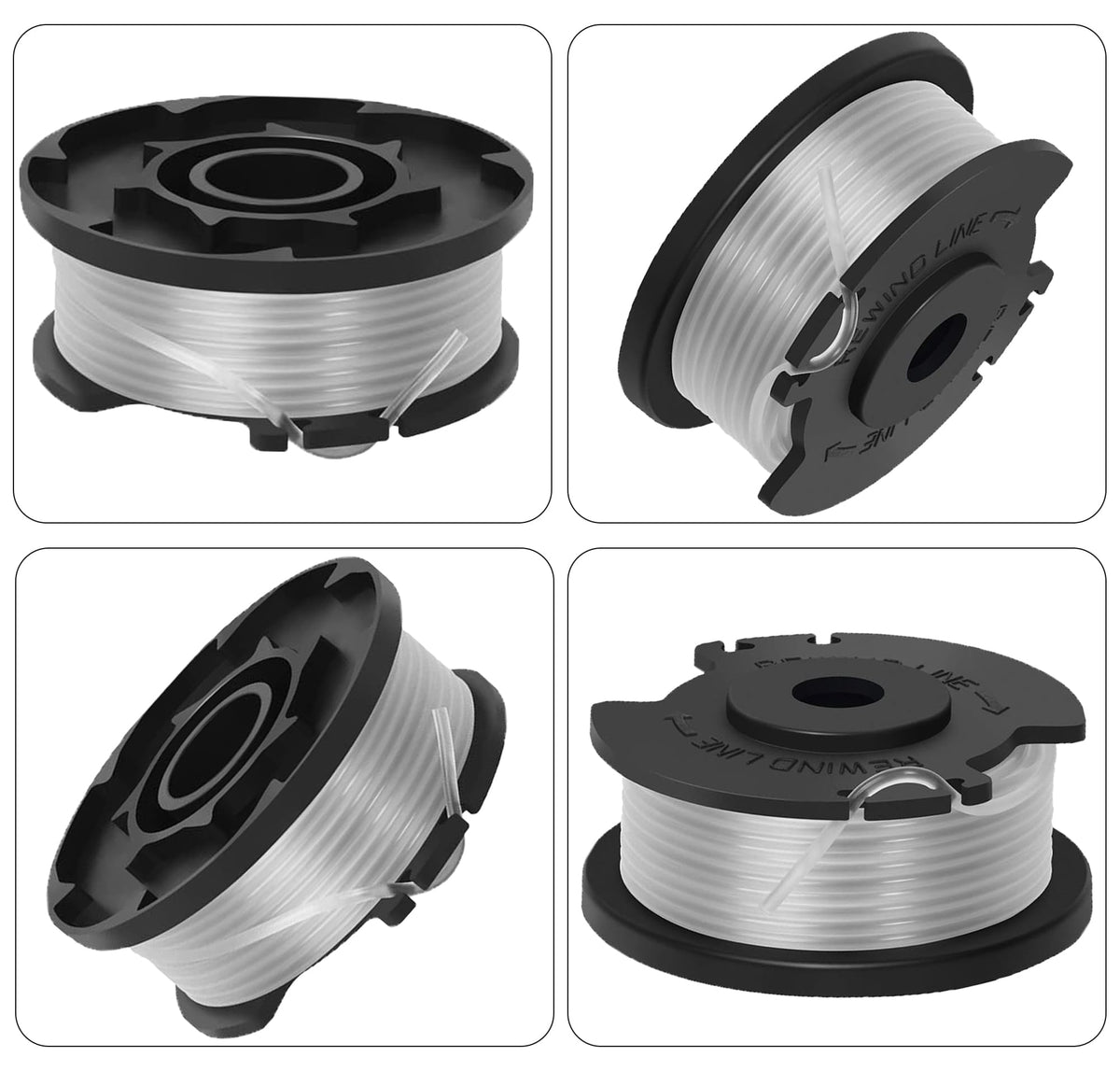 PEHUAP 0.065 inch diameter 16 ft spool size for standard trimmers.