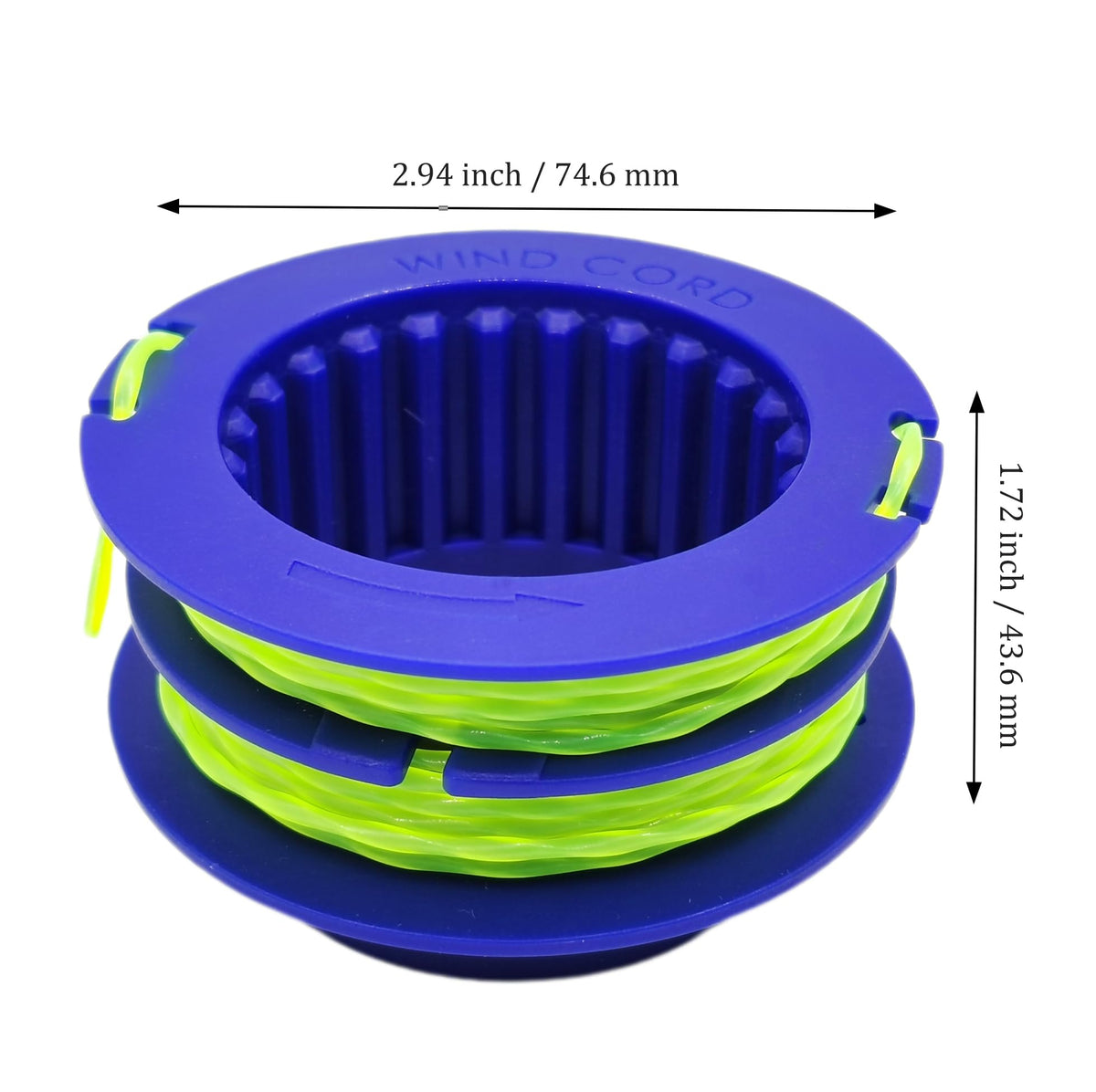 PEHUAP 0.080 inch, 16 ft line for thicker grass and reliable cuts.