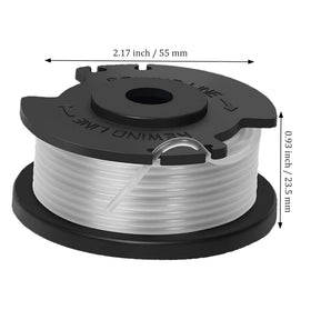 PEHUAP durable ABS/nylon spool supports long trimming sessions.