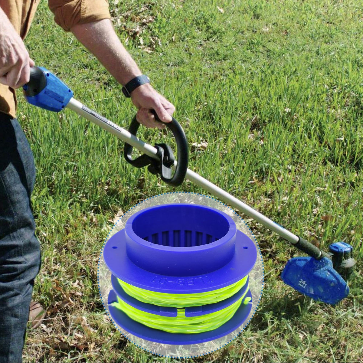 PEHUAP easy-install spool line requires no tools for setup.