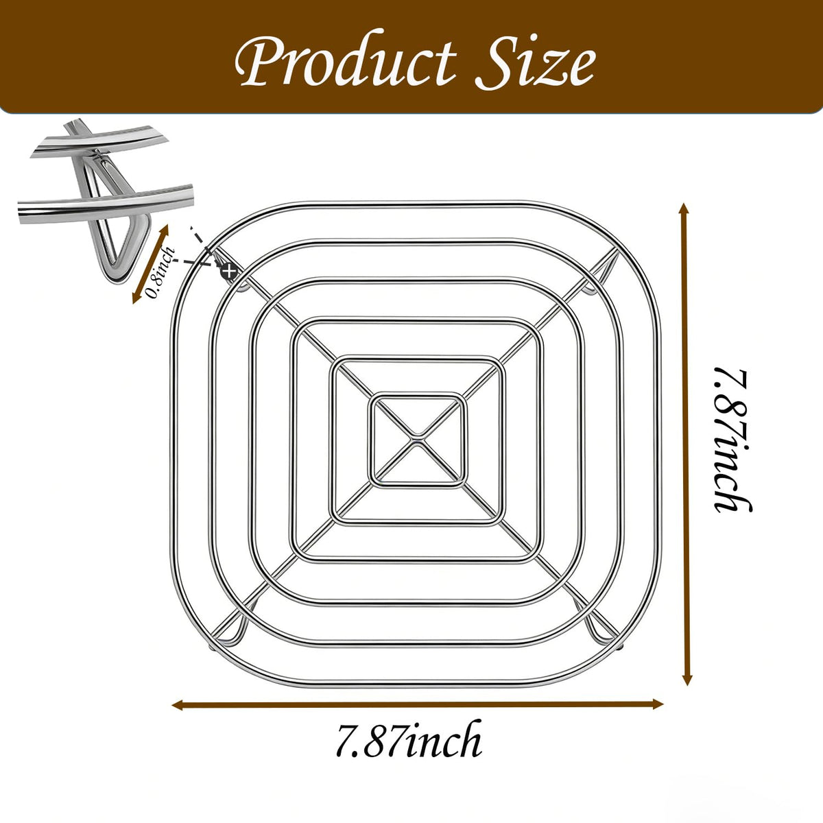 PEJATTN crisper rack helps elevate veggie, meat, or fry textures