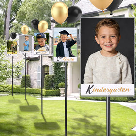 PEJOURI 2026 graduation yard sign assembly kit for an easy outdoor display.