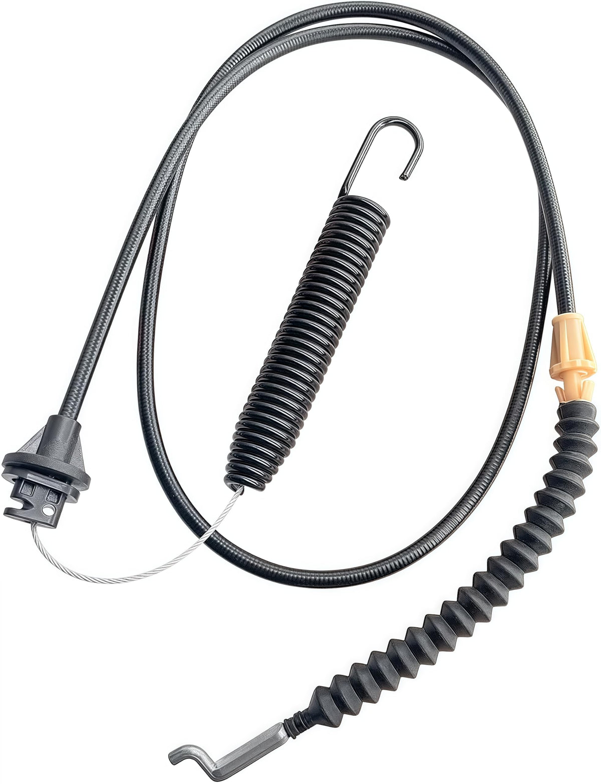 PELIF 946-04173E deck cable close-up showing durable rubber cover for longevity.