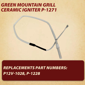 Pellethead GMG 12V Prime igniter for Ledge ensures steady ignition performance.