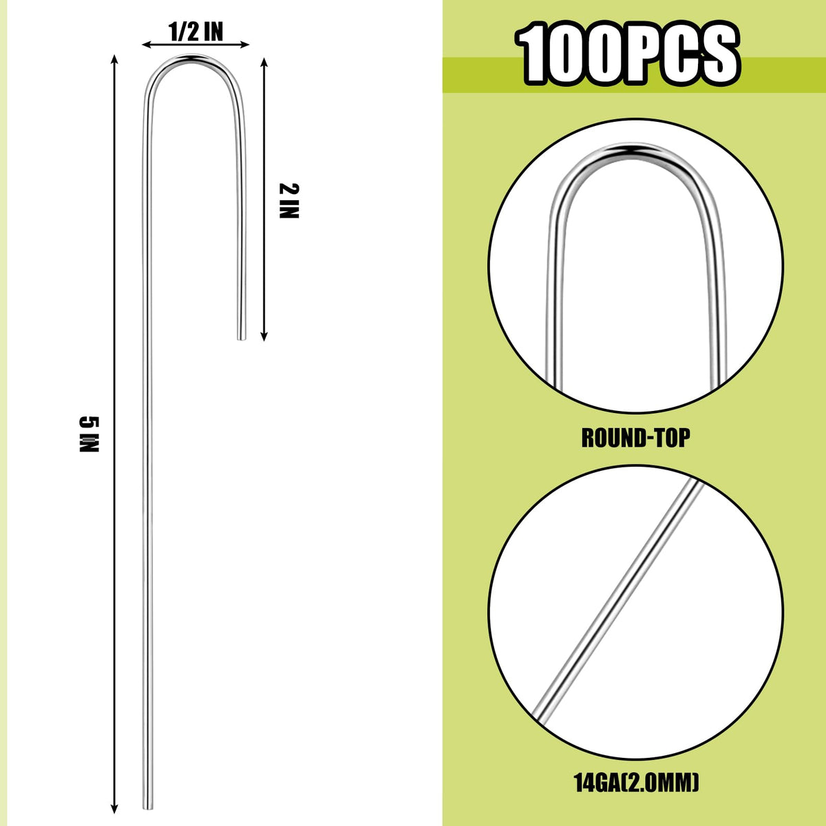 Pelopy galvanized steel stakes resist rust for durable outdoor drip irrigation setups