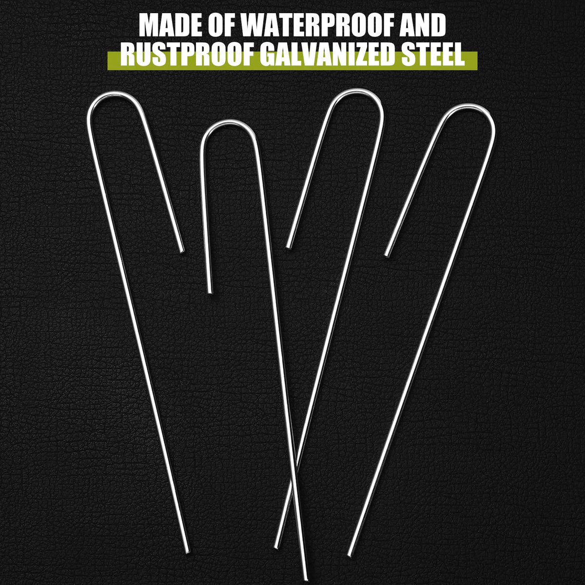 Pelopy j-shaped stake holds tubing securely for tidy irrigation runs