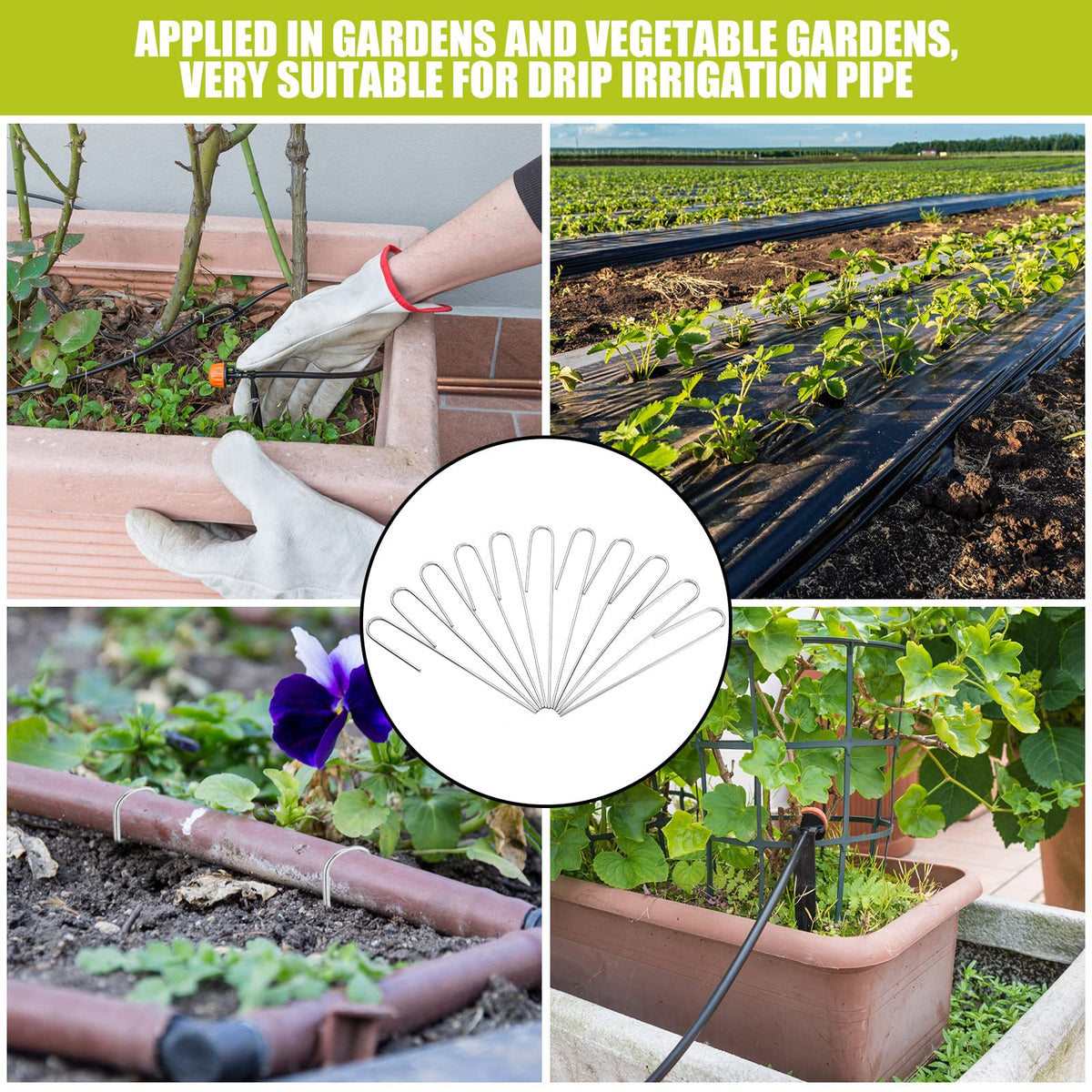 Pelopy reliable 100-piece pack for versatile irrigation setups