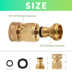 PELTEFLU brass quick connect 3/4 inch demonstrates durable outdoor hose fittings