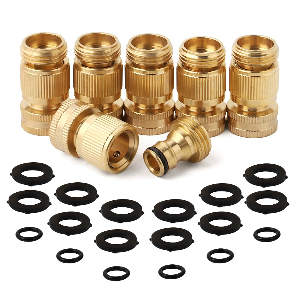 PELTEFLU garden water quick connect 6 set shown for easy hose setup and removal