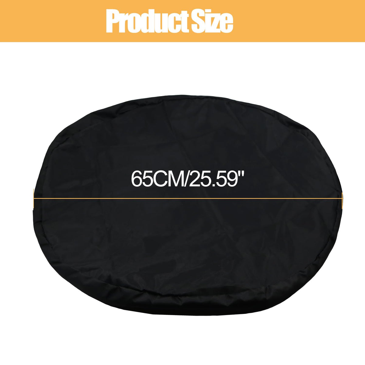 Pemaly easy-slip-on drum cover for quick outdoor protection