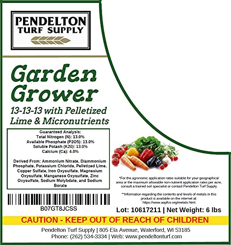 Pendelton pelletized lime and micronutrients granules nourish roots and improve soil balance