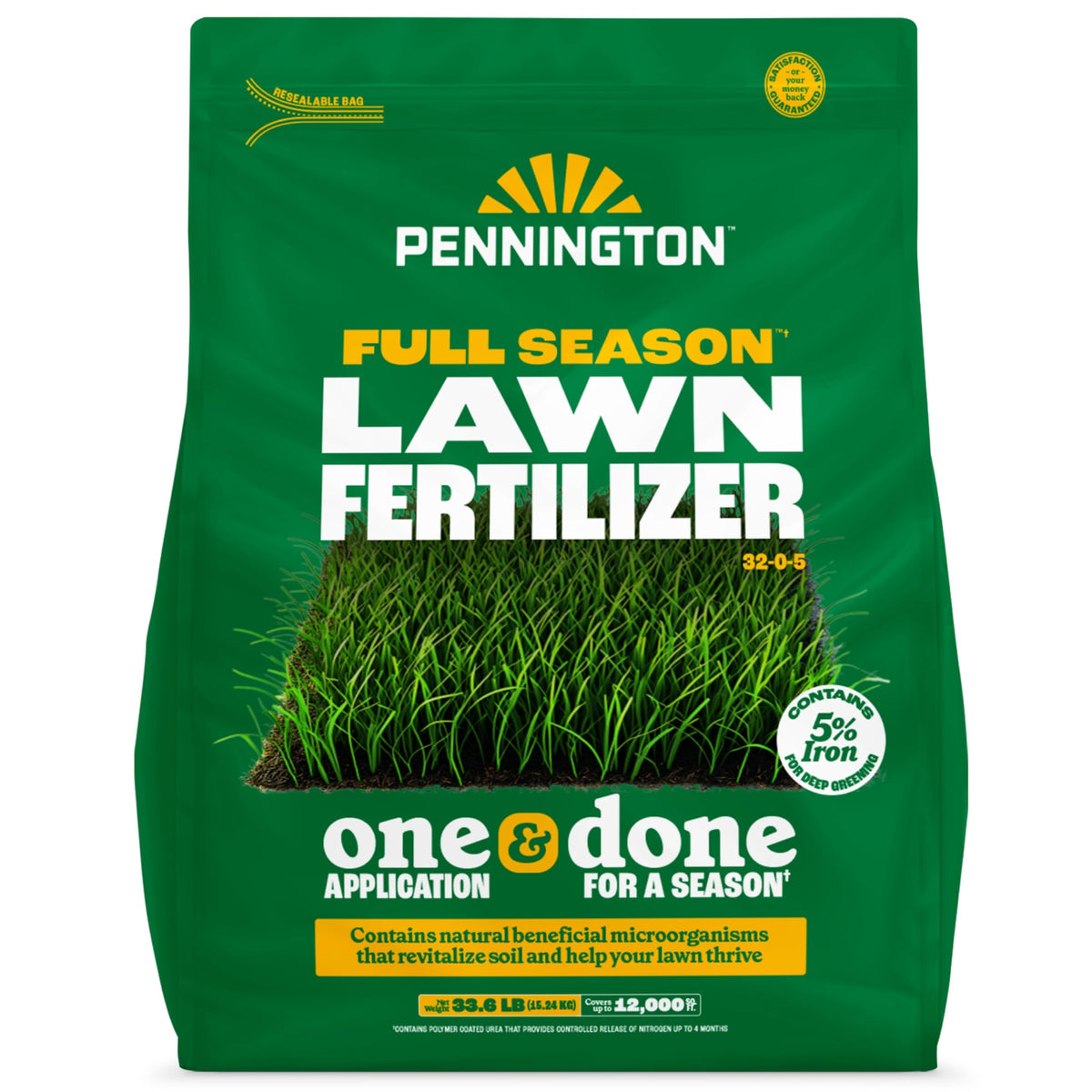 Pennington Backyard lawn care setup ready for seasonal feeding