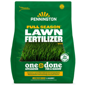 Pennington Backyard lawn care setup ready for seasonal feeding