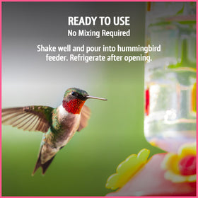 Pennington Electro-Nectar refrigerated after opening preserves freshness for later feedings.