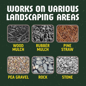 Pennington Ground Grip Mulch Glue secures decorative rocks while preserving drainage