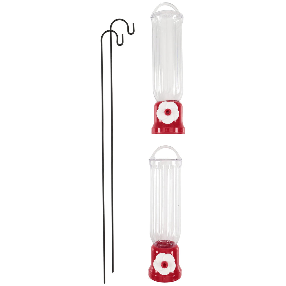 Pennington Planter Hummingbird Feeder close-up showing disassembly for cleaning