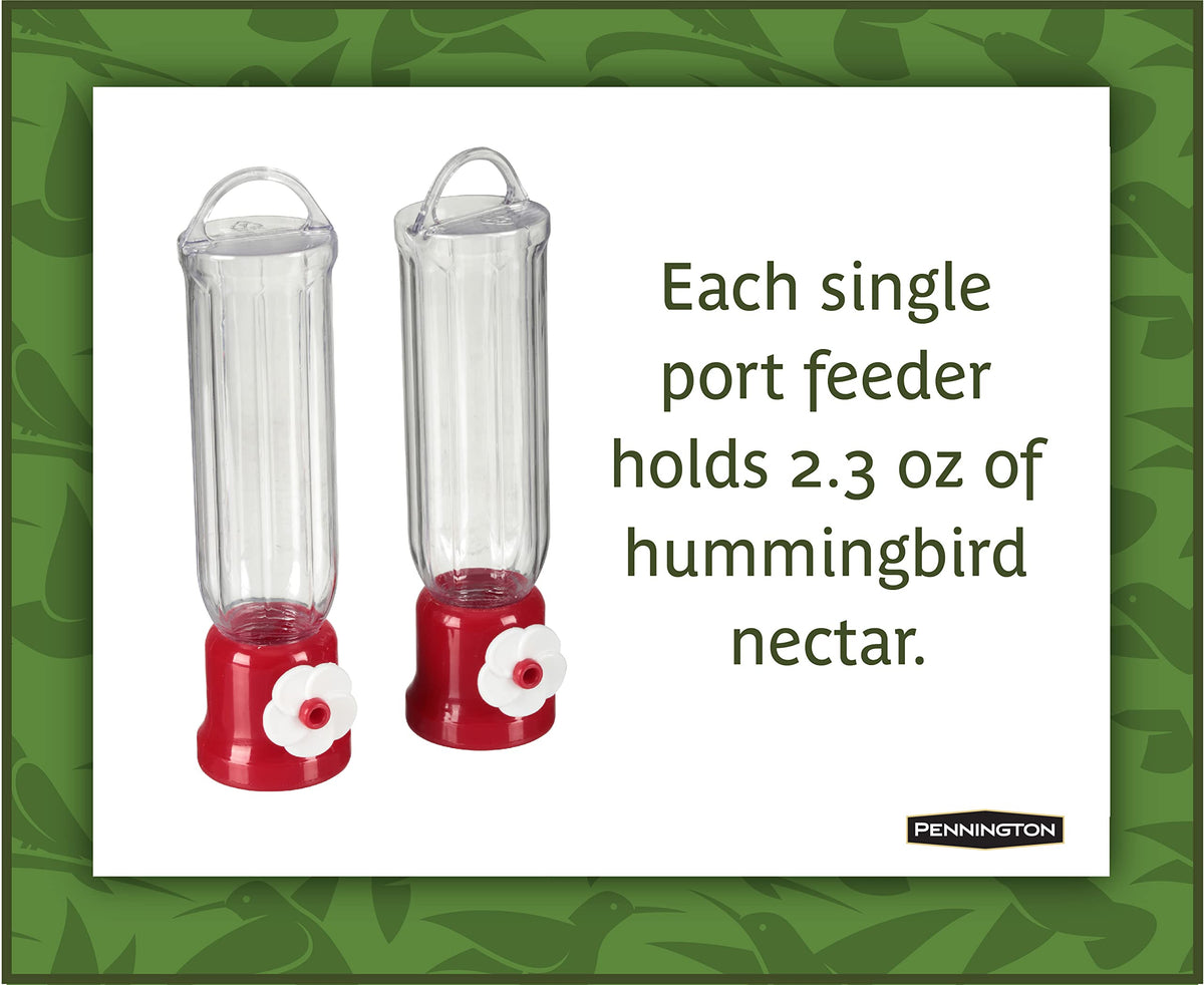 Pennington Planter Hummingbird Feeder includes two 12 inch shepherd hooks