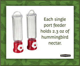 Pennington Planter Hummingbird Feeder includes two 12 inch shepherd hooks