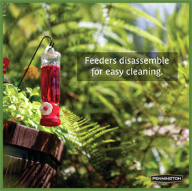 Pennington Planter Hummingbird Feeder ideal for outdoor patio