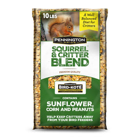 Pennington Pride Squirrel & Critter bag front for outdoor wildlife feeding.