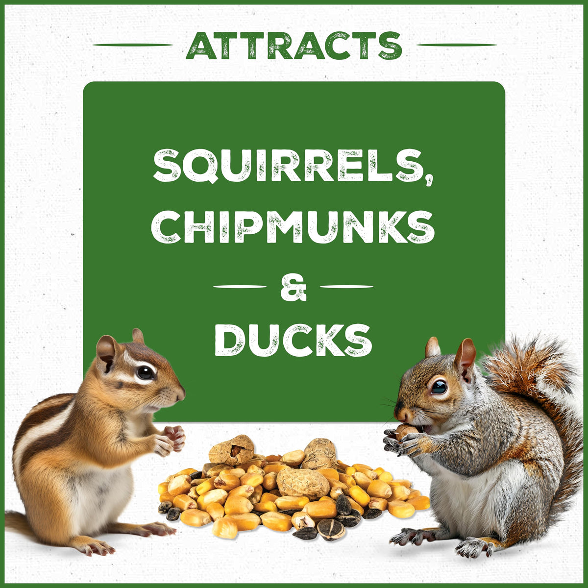 Pennington Pride Squirrel & Critter feeder compatibility for multiple feeder types.