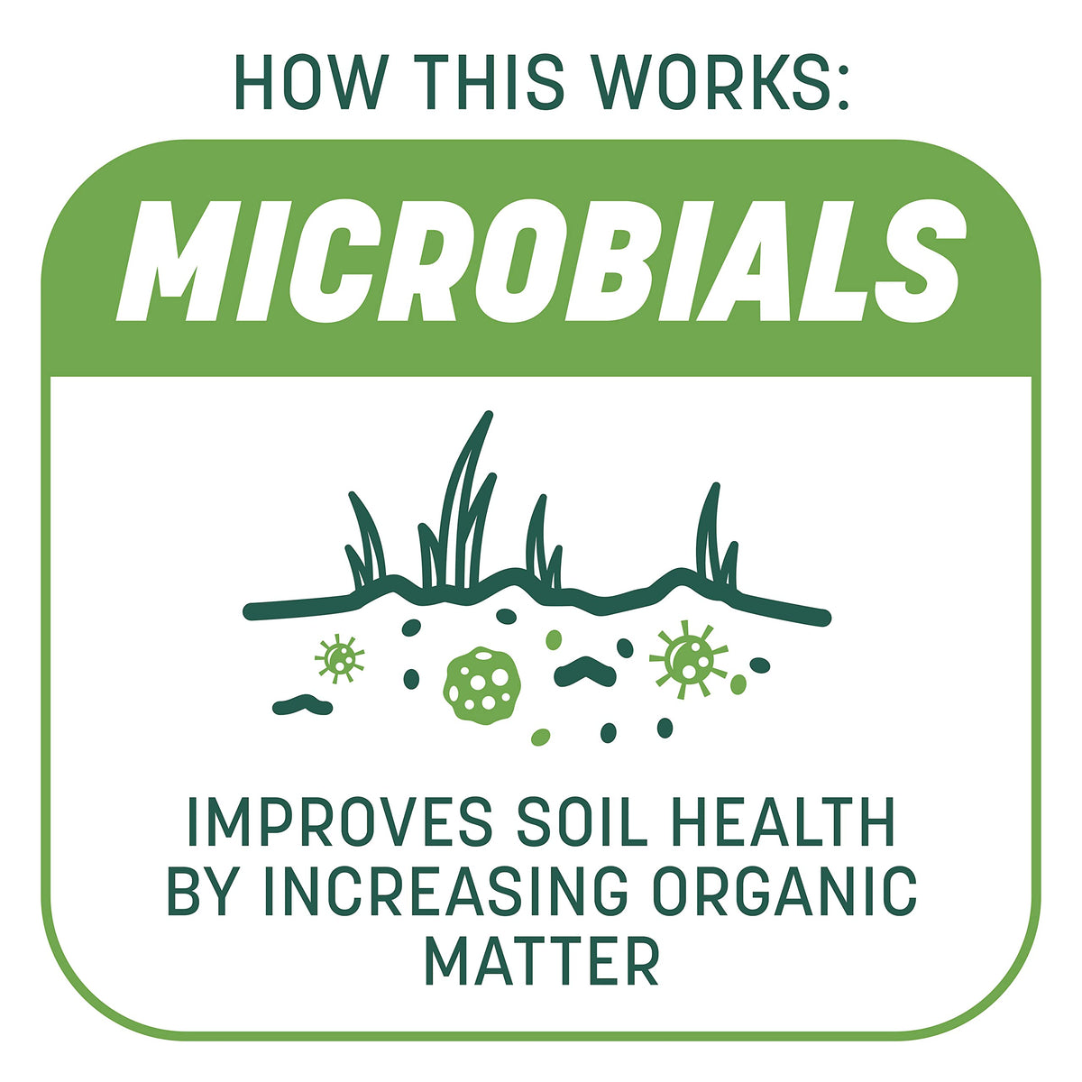 Pennington Smart Patch microbials boost lawn health and disease resistance.