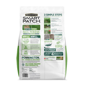 Pennington Smart Patch tackifier protects seed on slopes and during rain.