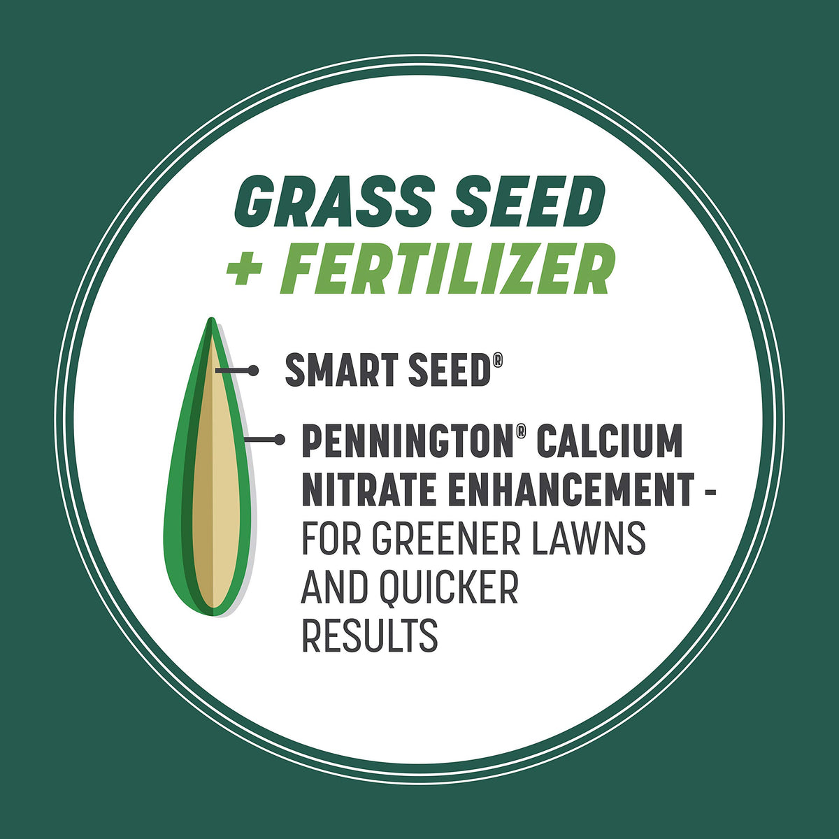 Pennington Smart Seed Sun and Shade Grass Mix offers disease resistance for durable lawns.