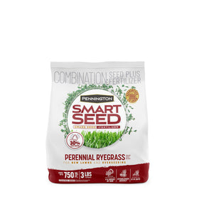 Pennington Smart Seed Perennial Ryegrass bag front view for easy seeding