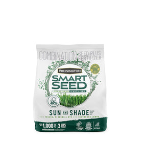 Pennington Smart Seed Sun & Shade mix bag front shows sun-shade blend.