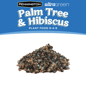 Garden application scene with Pennington Ultra Green feeding setup
