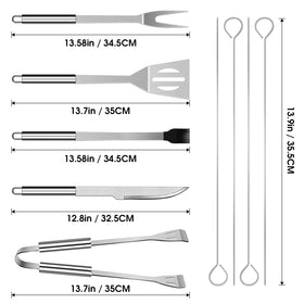 Penobon fork demonstrates secure meat handling with a sturdy grip.