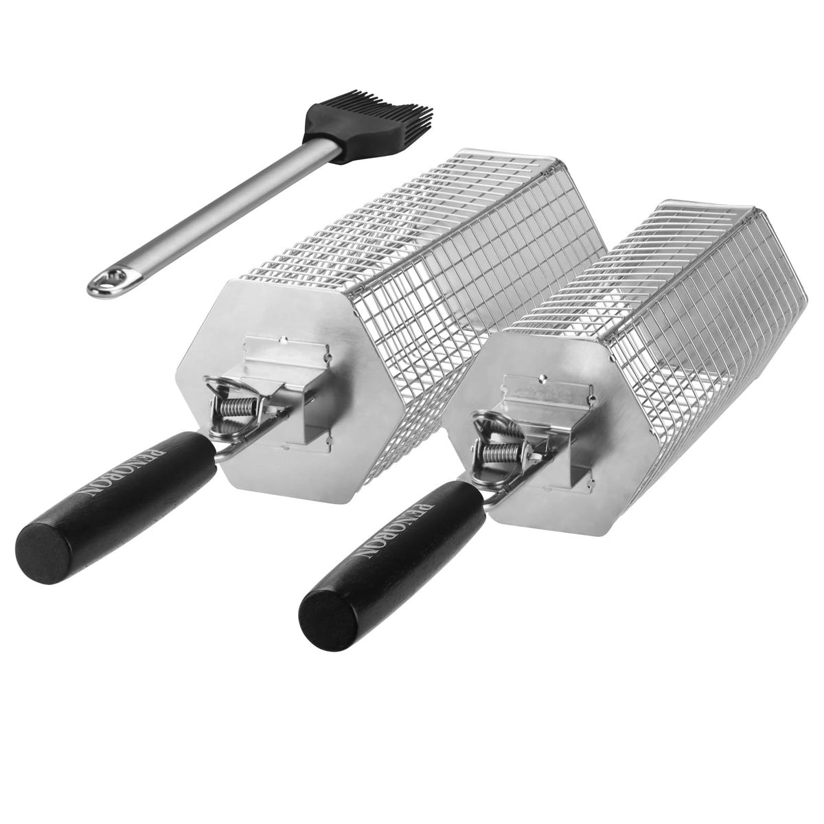 Penobon detachable wooden handles provide safe grip and easy storage.