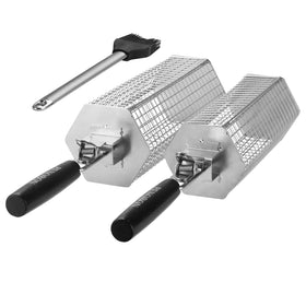 Penobon detachable wooden handles provide safe grip and easy storage.