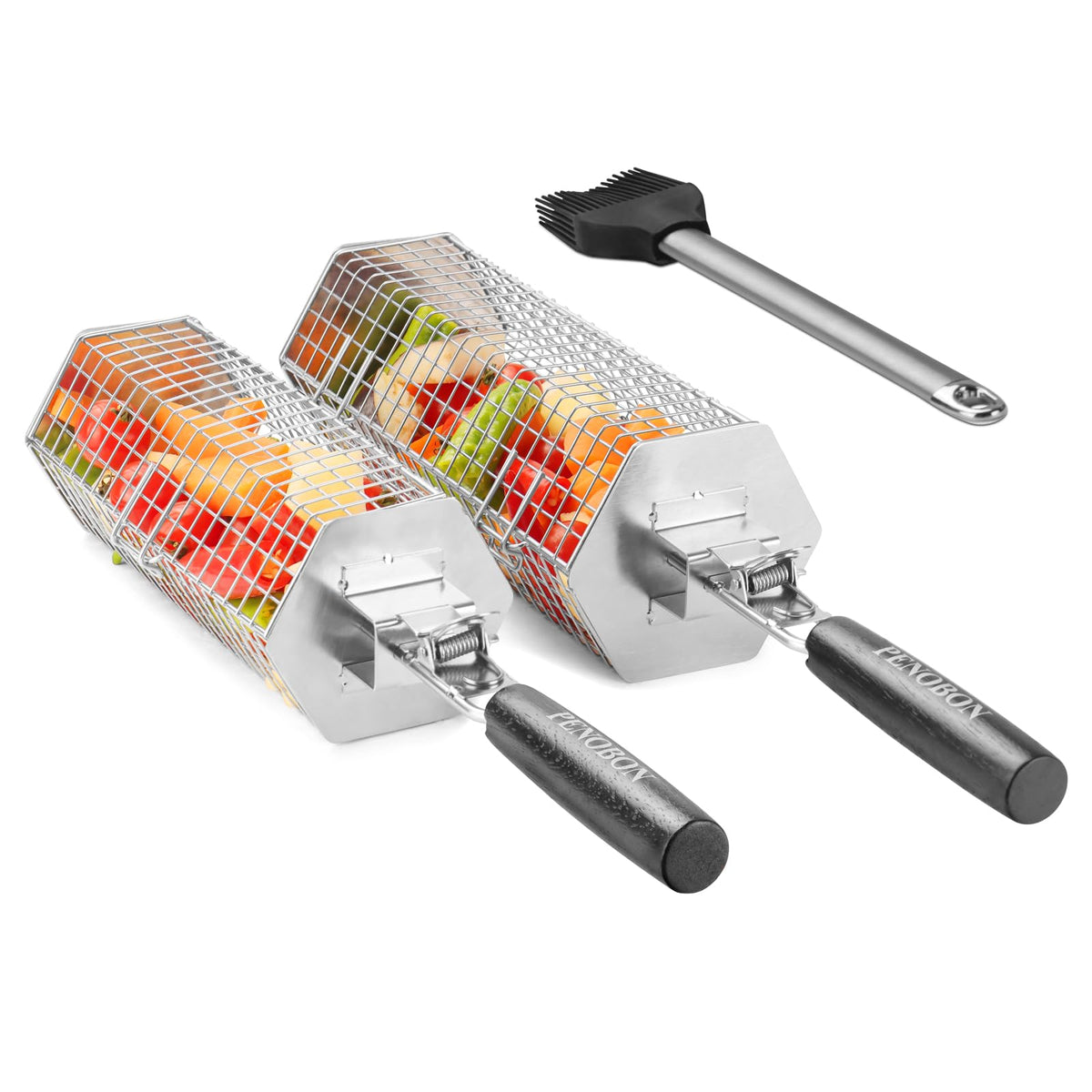 Penobon stainless steel grid resists rust and cleans easily.