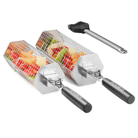Penobon stainless steel grid resists rust and cleans easily.