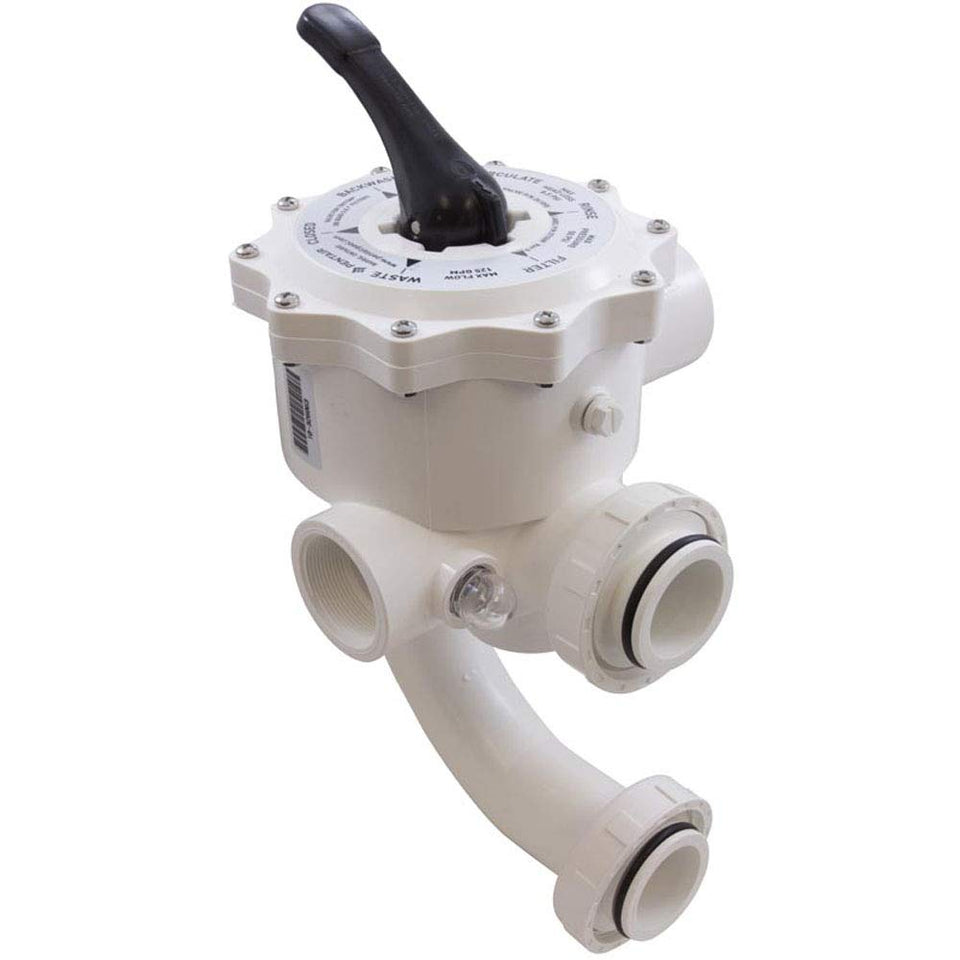 Pentair 261055 multiport valve front view for easy filter operation.
