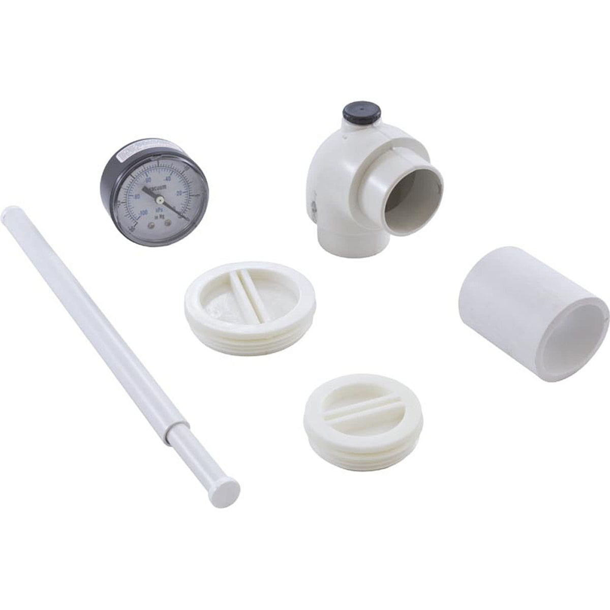 R211100 Vac-Mate control setup replaces multiple devices for automatic suction-side cleaning.