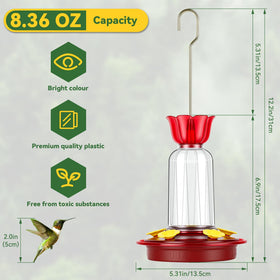 PENXUA hanging garden decor feeder enhances outdoor bird watching.