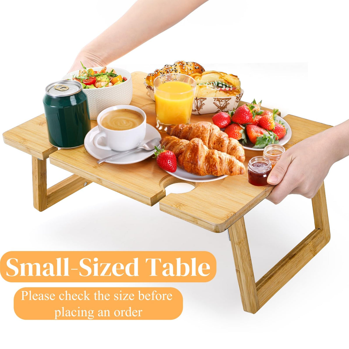 Peohud table with four wine glass holders visible.