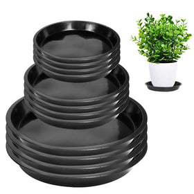 PeoMev 6-inch round plant saucer catching drainage and protecting floors